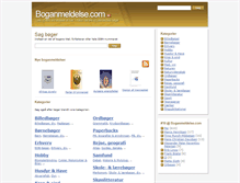 Tablet Screenshot of boganmeldelse.com